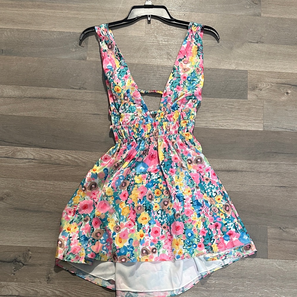 Beginning Boutique Genovia Floral Dress